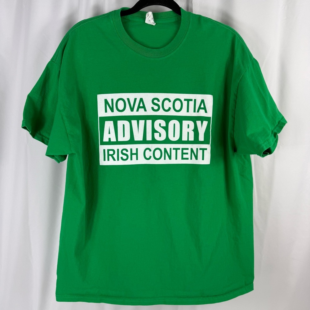 Nova Scotia Advisory Irish St. Patrick's Day Green Short Sleeve T-Shirt XL